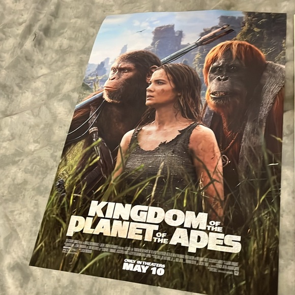 THREE Kingdom of the Planet of the Apes & Planet of Apes MOVIE POSTERS Disney - Picture 6 of 10
